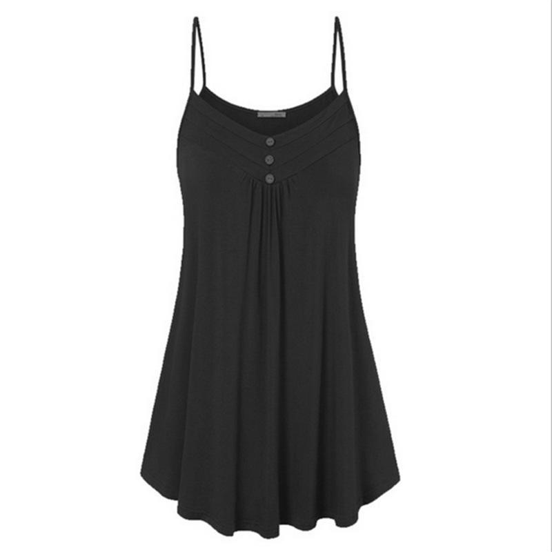 Pleated Loose Fit Camisole Tank