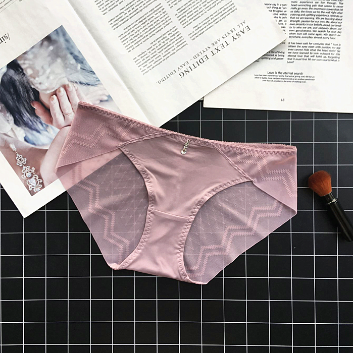 Classici brief setosi con retro semi trasparente