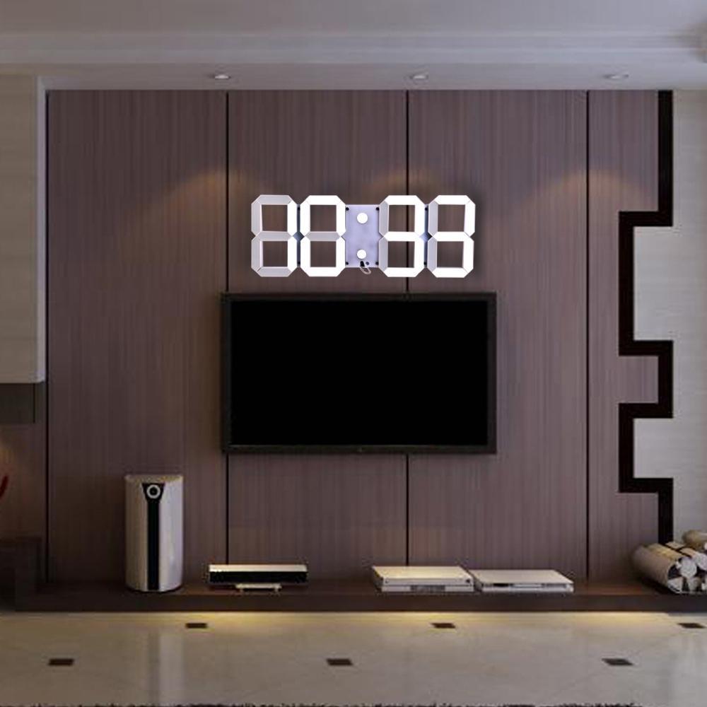 Digital LED Remote Control Wall Clock - Theone Apparel