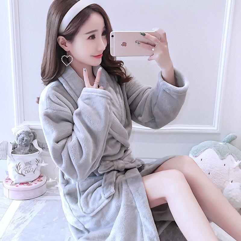 Extra Plush Tie-Front Bath Robe - Theone Apparel