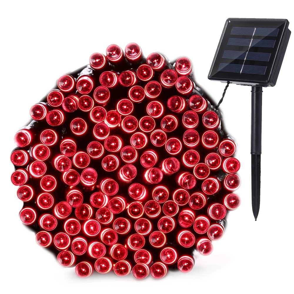 Lumières de Noël solaires décoratives de fée