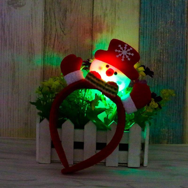 Flashing Christmas Headband for Kids-Red-Theone Apparel