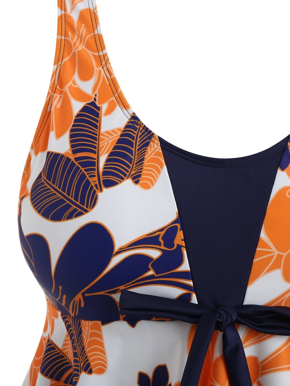 Floral Plus Size Tankini Set