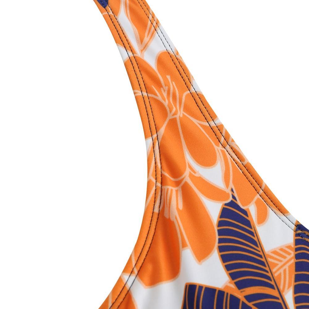 Floral Plus Size Tankini Set