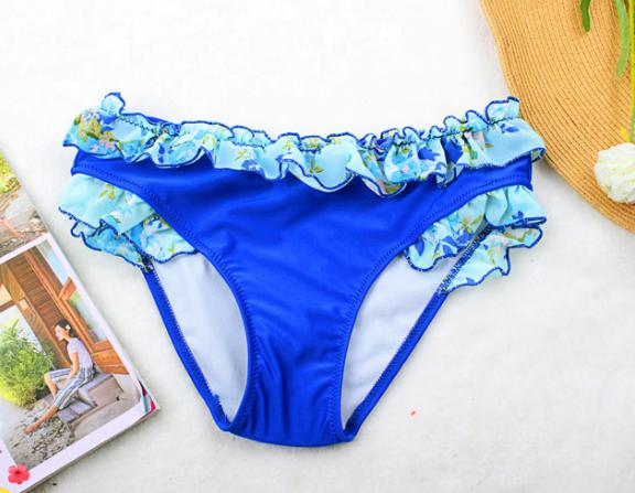 Flower patterned swimwear bikini and cover - Theone Apparel