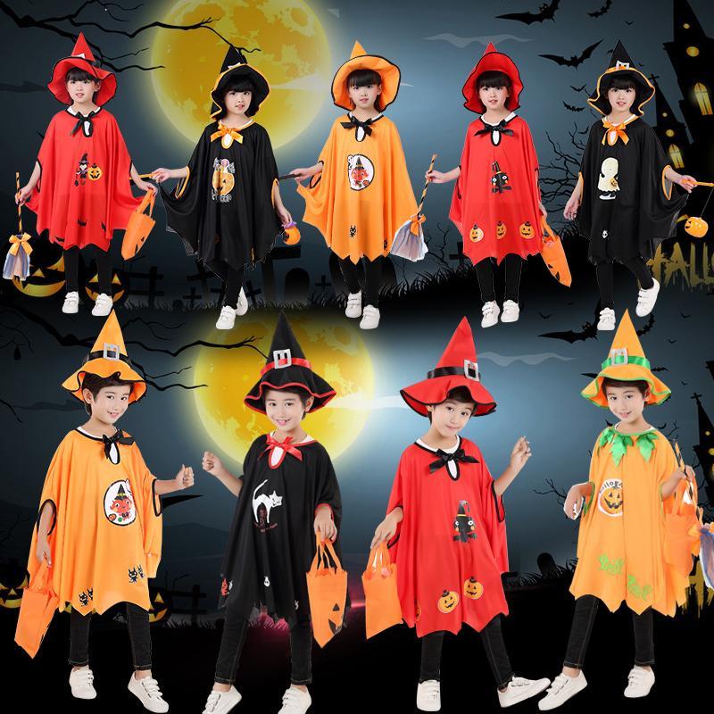 Full Set Halloween Little Witch Girl Costume - Theone Apparel