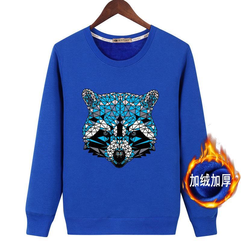 Geometric Tile Raccoon Graphic Sweater