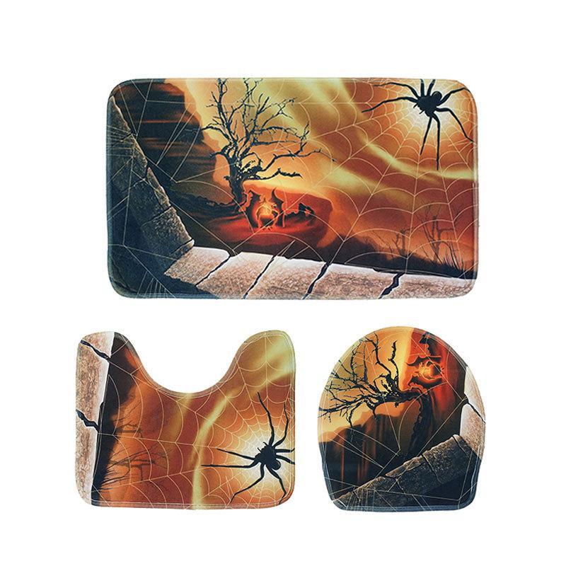 Halloween To Remember Bath Mat Set-621-0038-S3-Theone Apparel