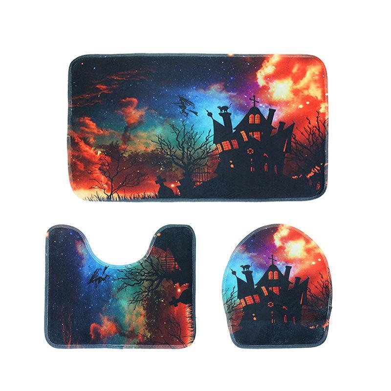 Halloween To Remember Bath Mat Set-Theone Apparel