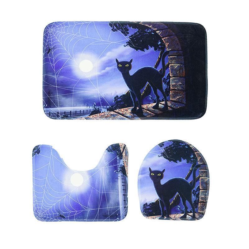 Halloween To Remember Bath Mat Set-Theone Apparel