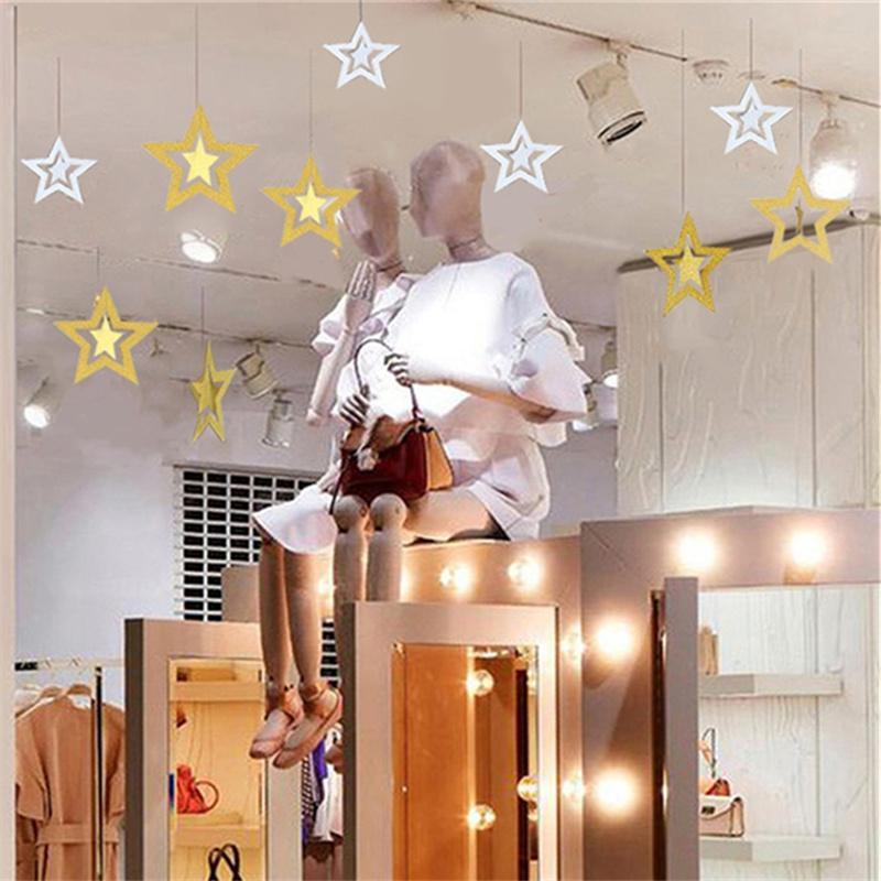 Hanging Stars Christmas Tree Decorations