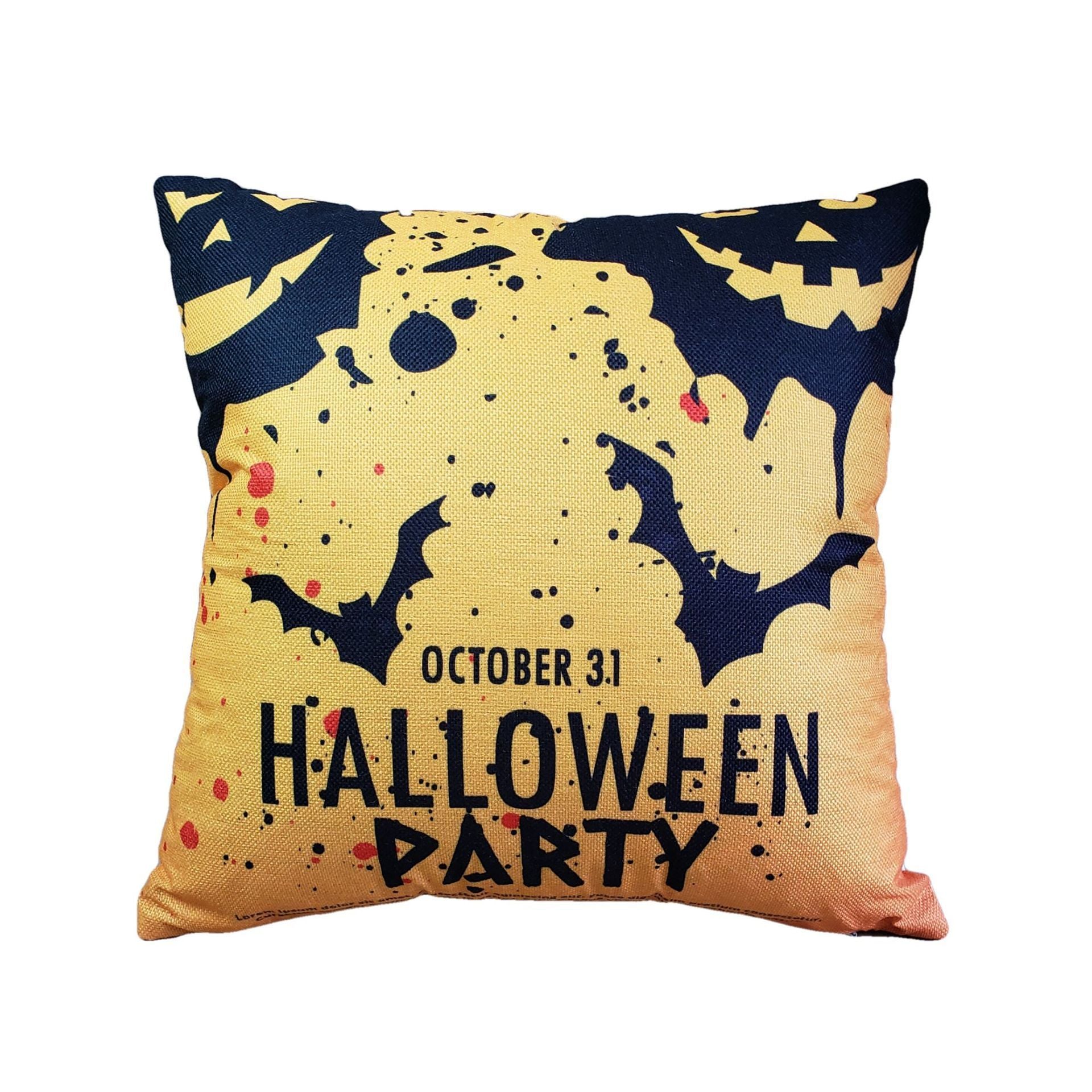 Haunted Halloween Print Pillow Covers