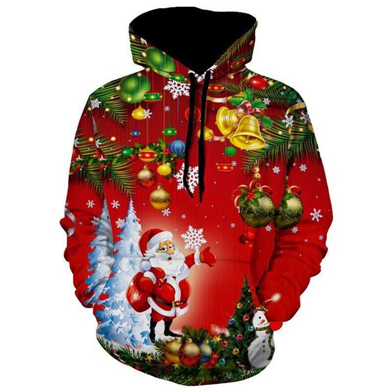 Holiday Jingle Bells sudadera con capucha de Navidad