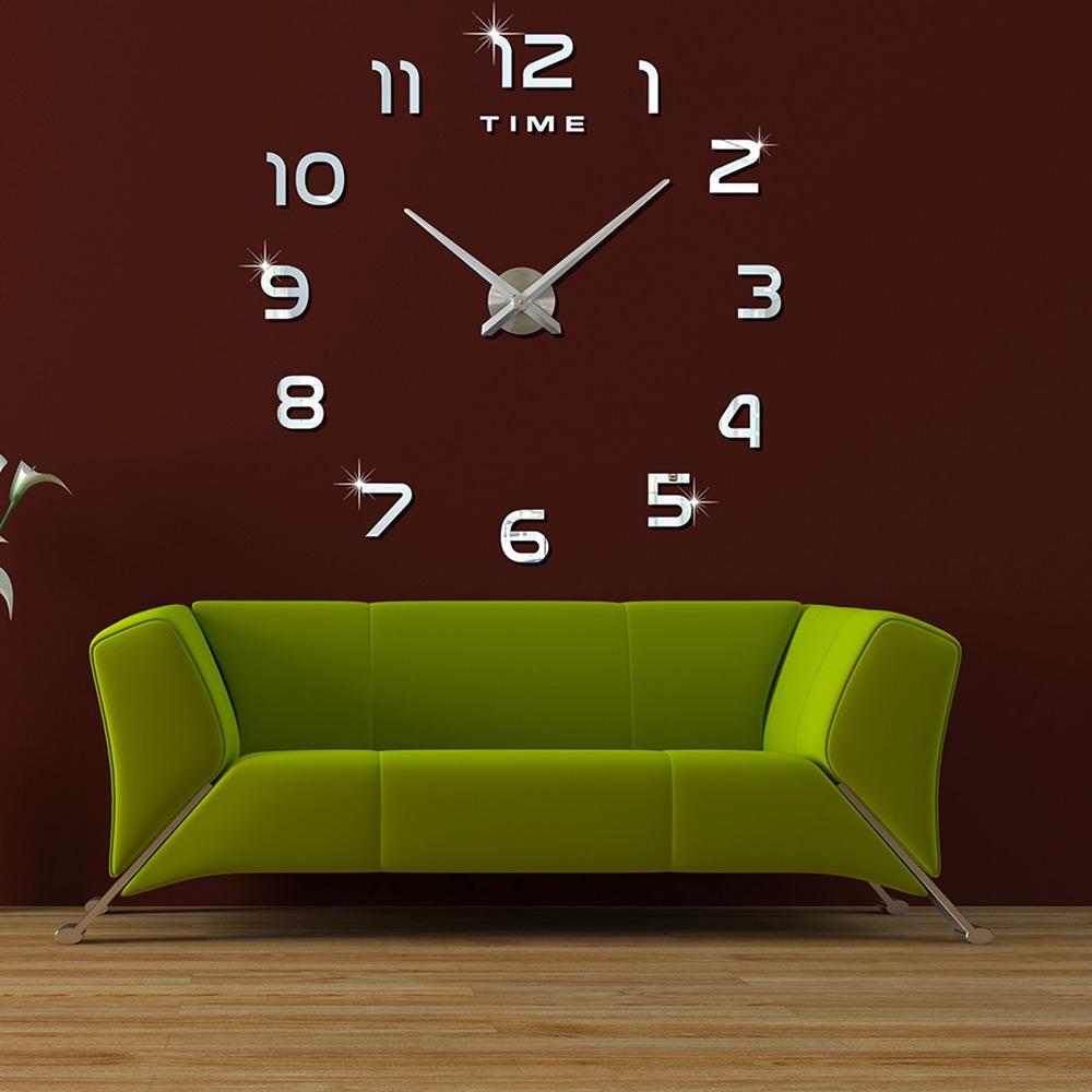 In-Home 3D Number Figures Wall Clock