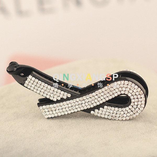 Infinity Loop Sparkle Hair Clip - Theone Apparel