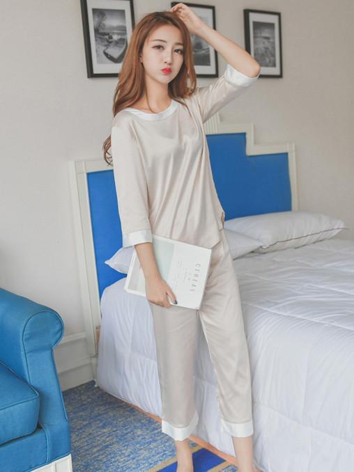 ¾ Sleeve PJ Pants Set