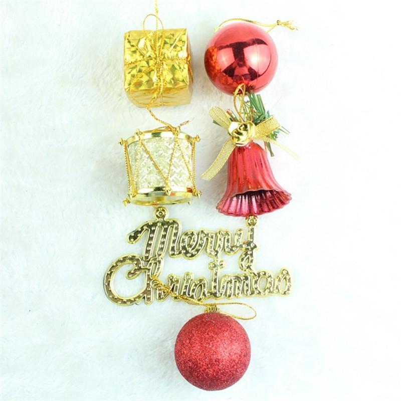 Vrolijke kerstbell boomdecoraties
