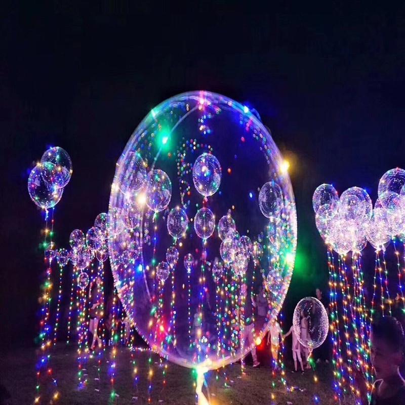 يقود بالونات حفلة عيد الميلاد ديكور المنزل