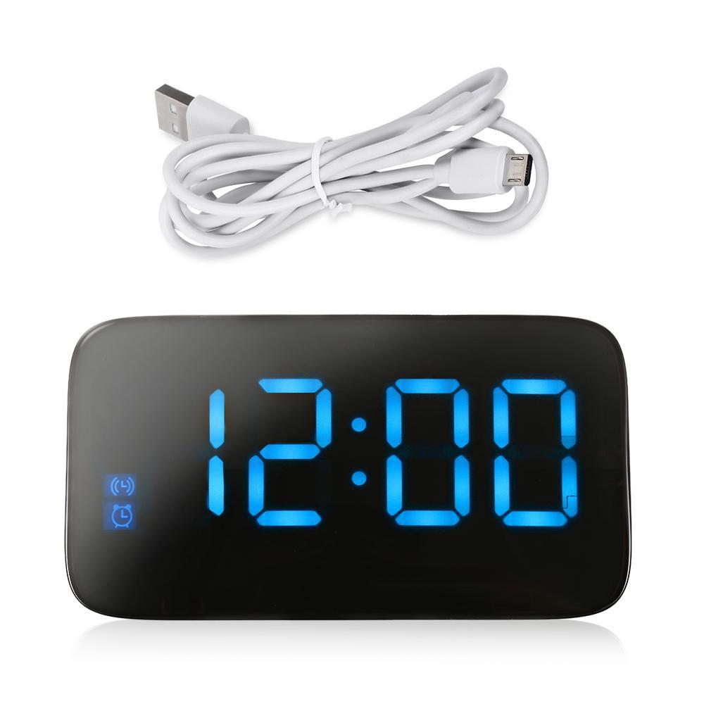 LED Digital Alarm Clock With Voice Control