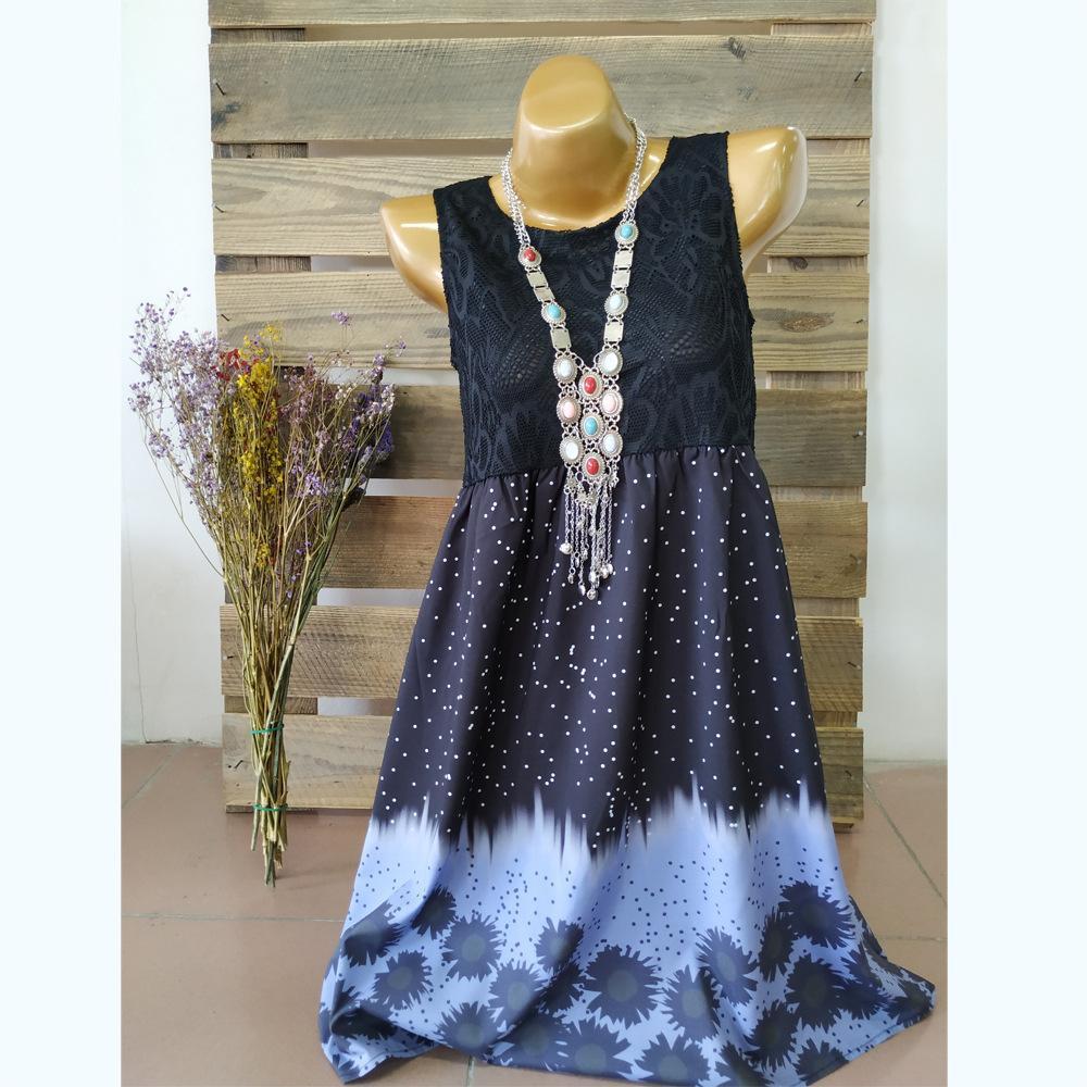 Robe d'été sans bretelles de Lacy Dots