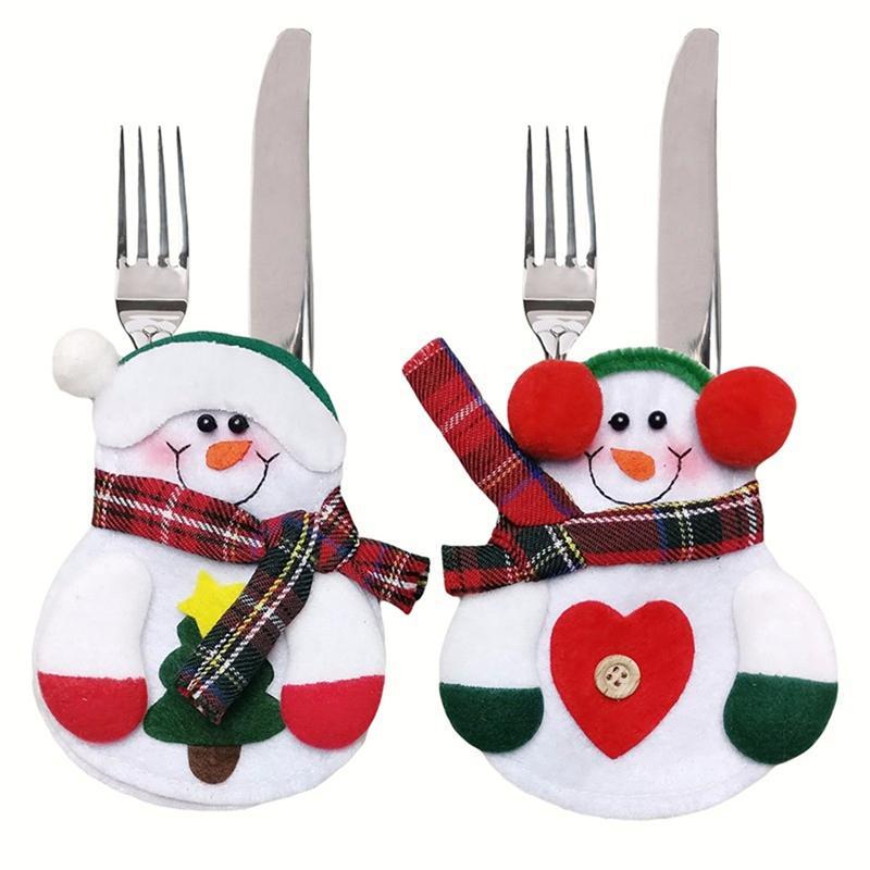 Adorável Happy Snowman Tableware Titular