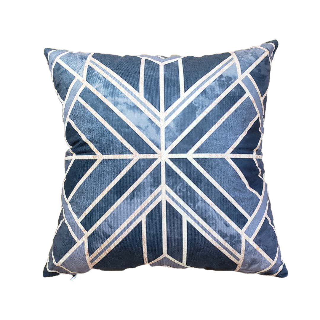 Luxurious Geo Spliced Pillow Covers