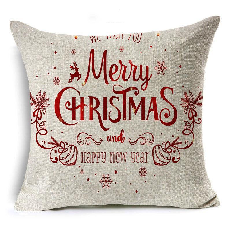 Merry Christmas Holiday Pillow Covers