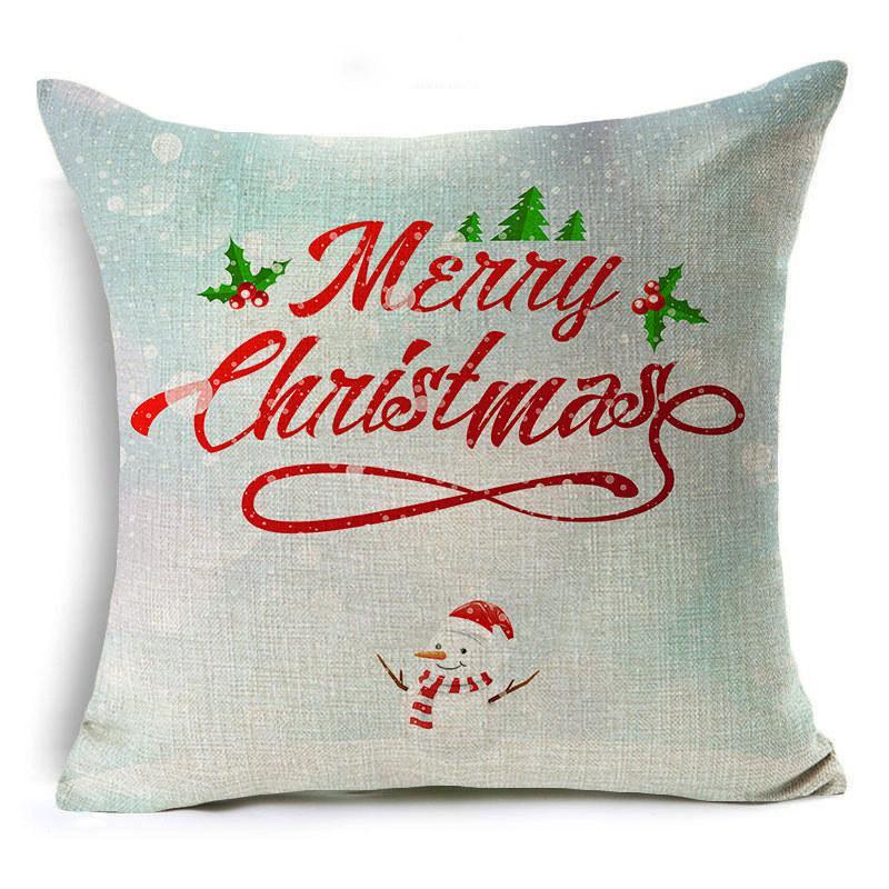 Fundas de almohada navideñas de Feliz Navidad