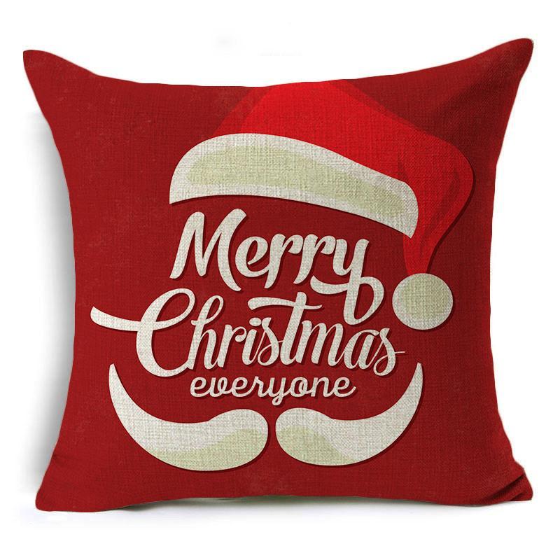 Fundas de almohada navideñas de Feliz Navidad