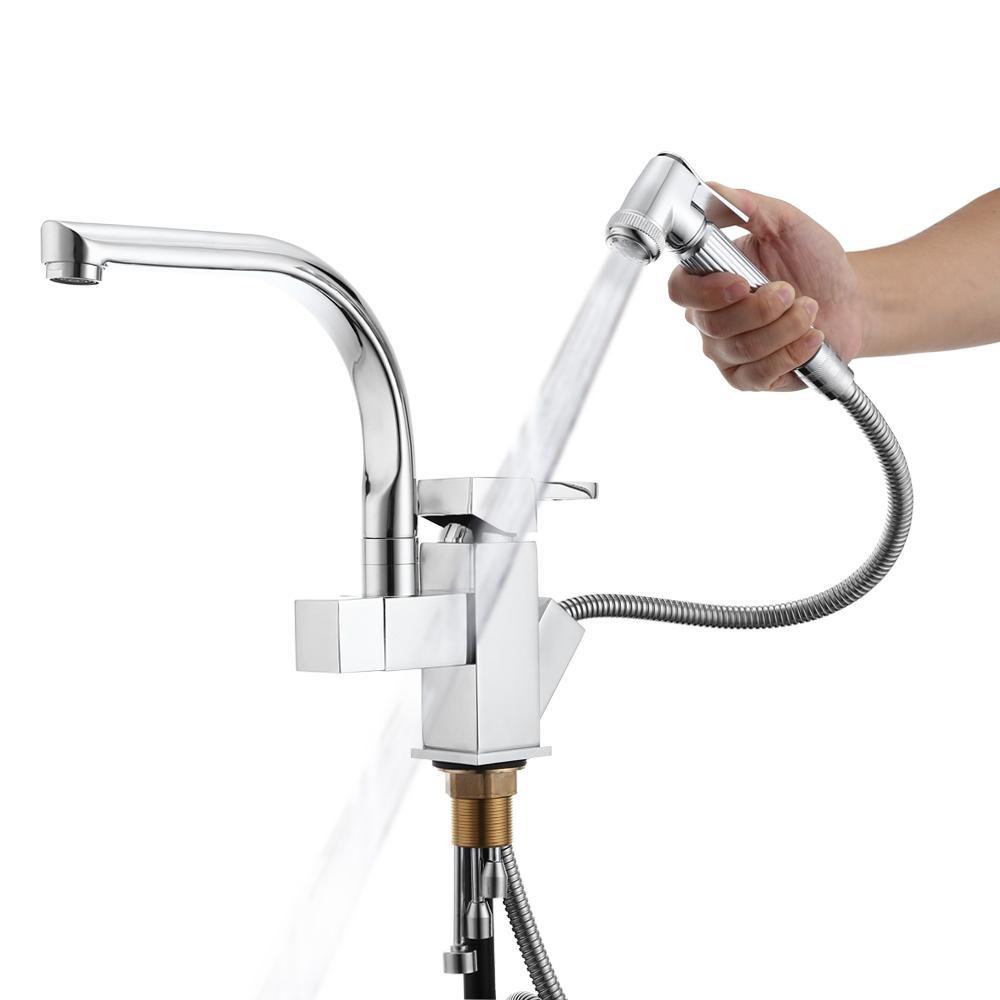 Multifunctional Faucet With Pull-down Sprayer