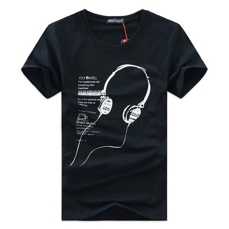 Muziek is een hoofdtelefoonshirt van het leven