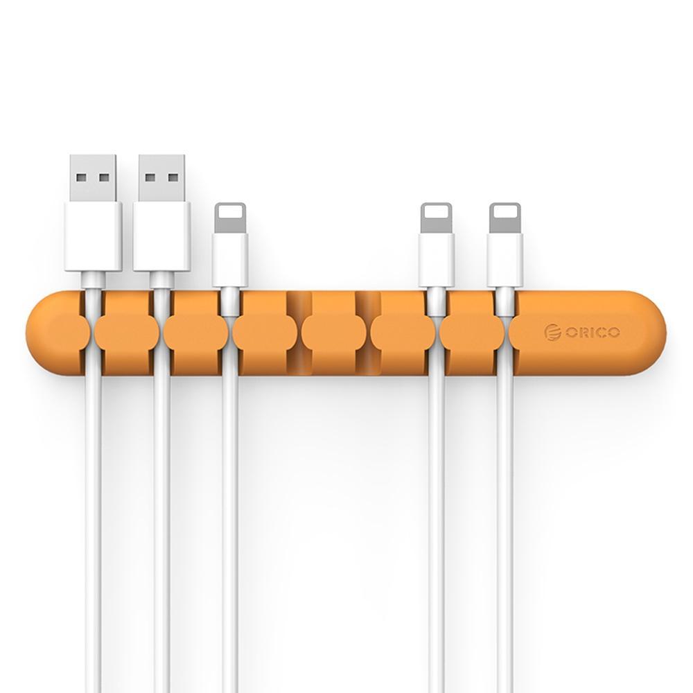 Tempat kabel organizer kabel desktop silikon