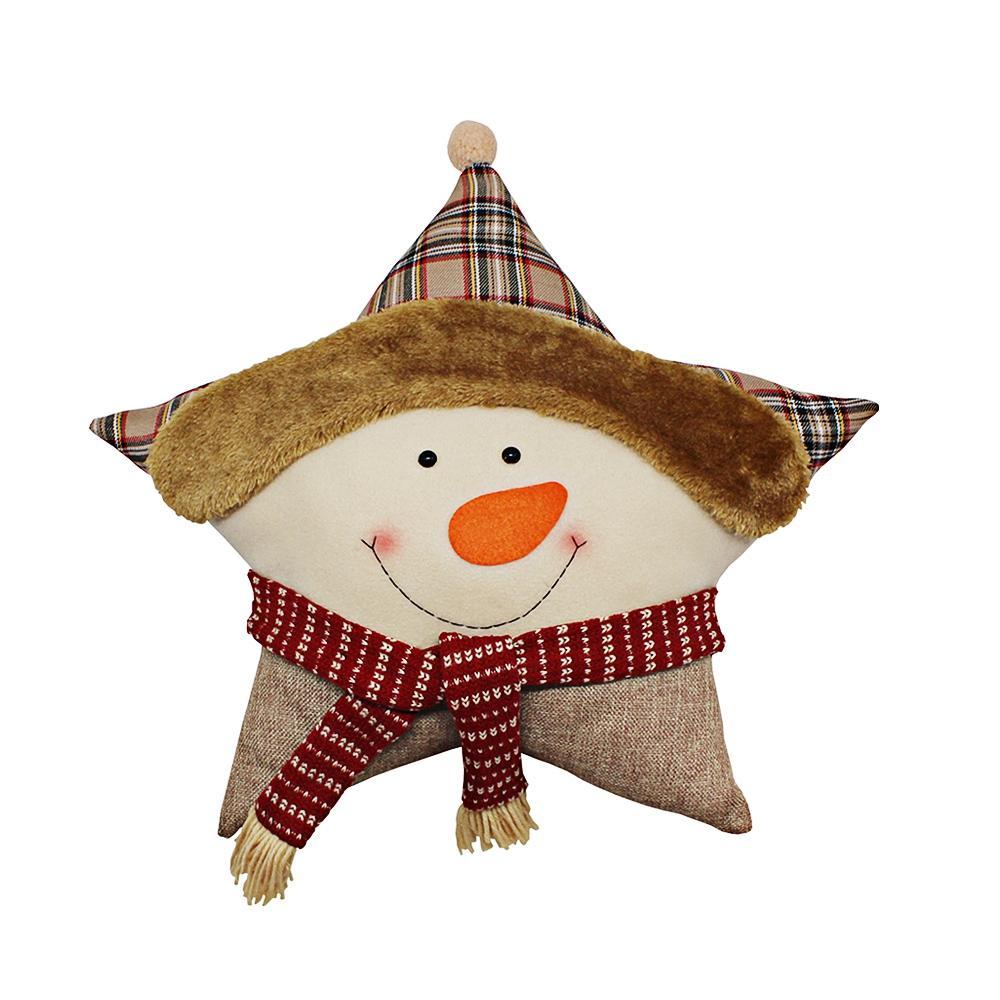 Bantal snow mancan berbentuk pentagram