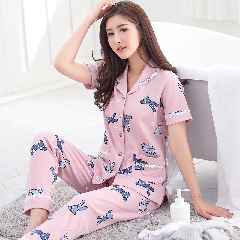 Pineapple Button Up Sleepwear Set - Theone Apparel