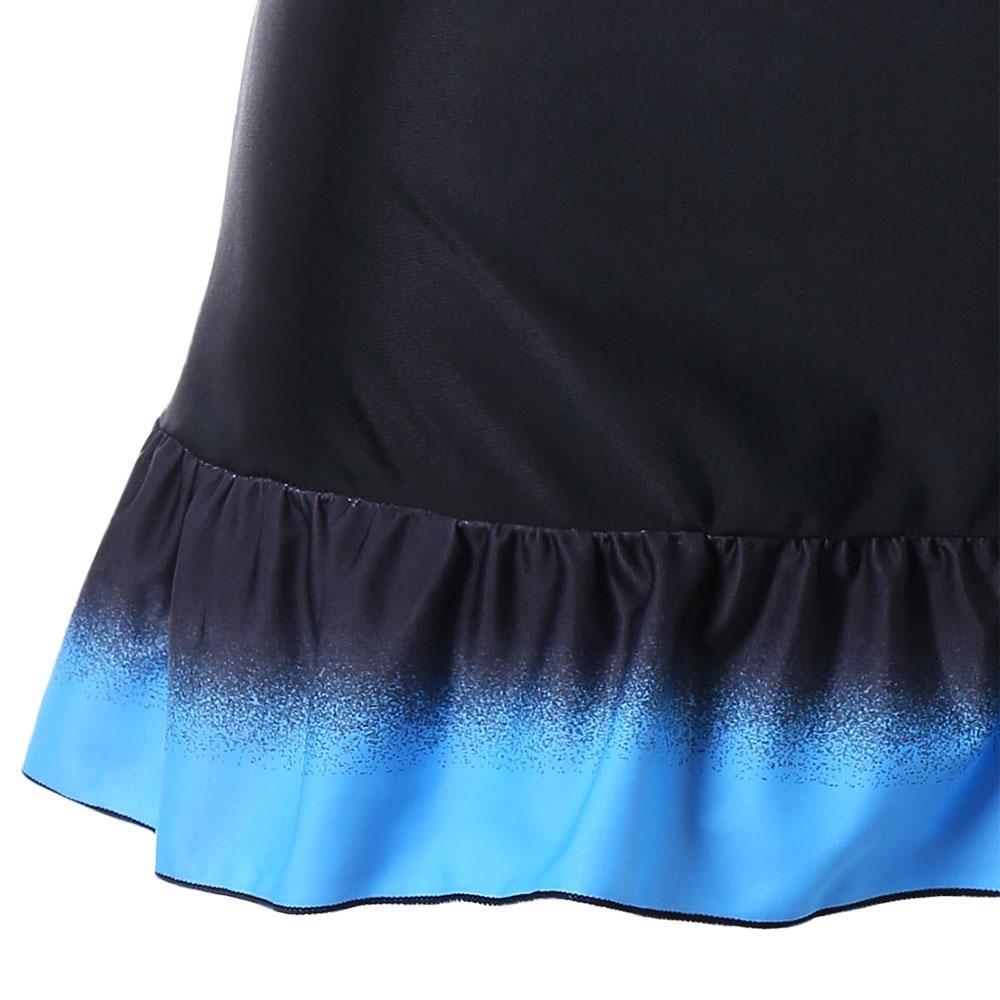 Plus Size Skirted Tankini With Boyshorts
