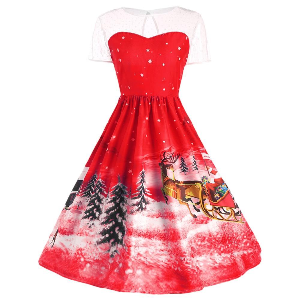 Vestido de fiesta de Navidad de Papá Noel