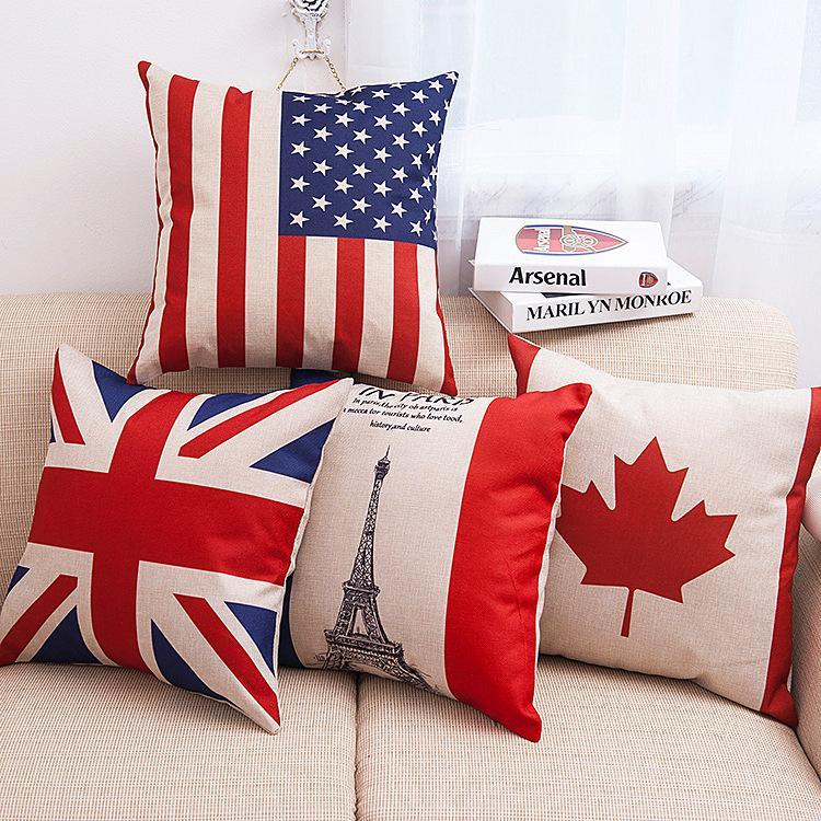 Red White and Blue Patriotic Pillow Covers