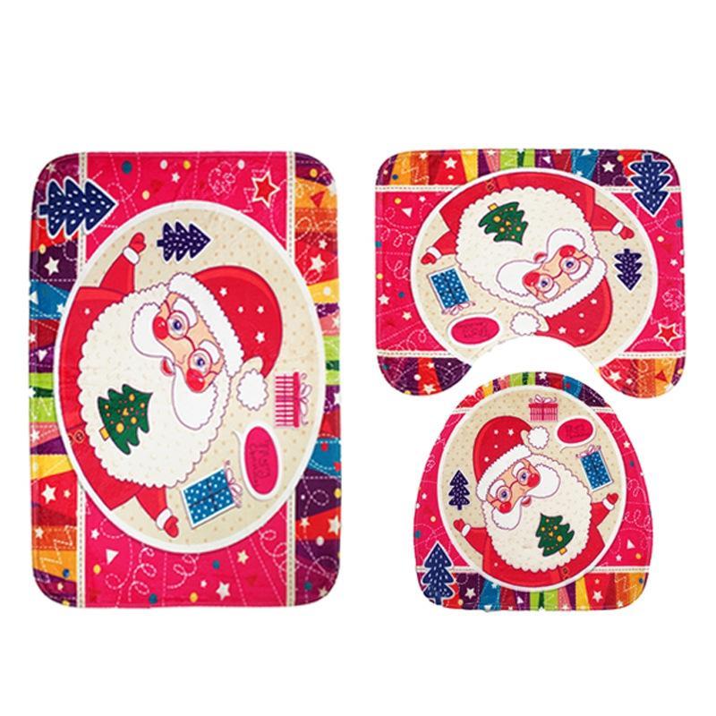 Santa Claus patroon badkamer set