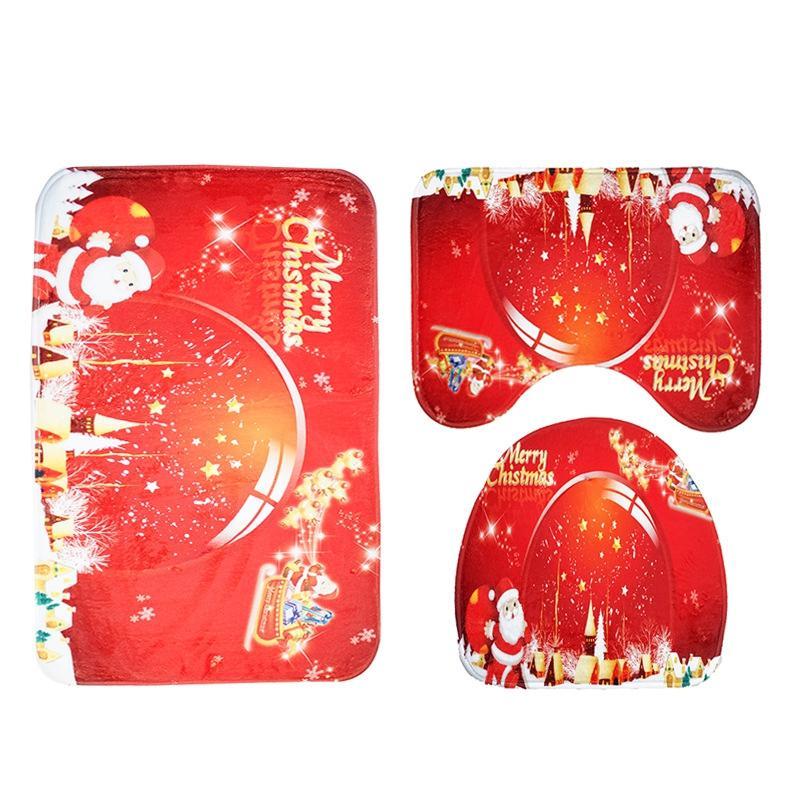 Santa Claus patroon badkamer set