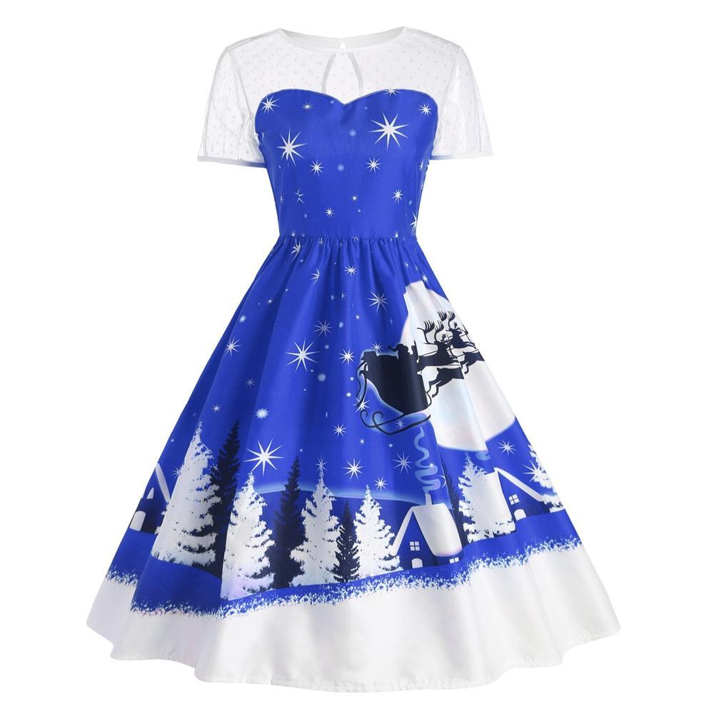 Santa Claus vintage kerstjurk