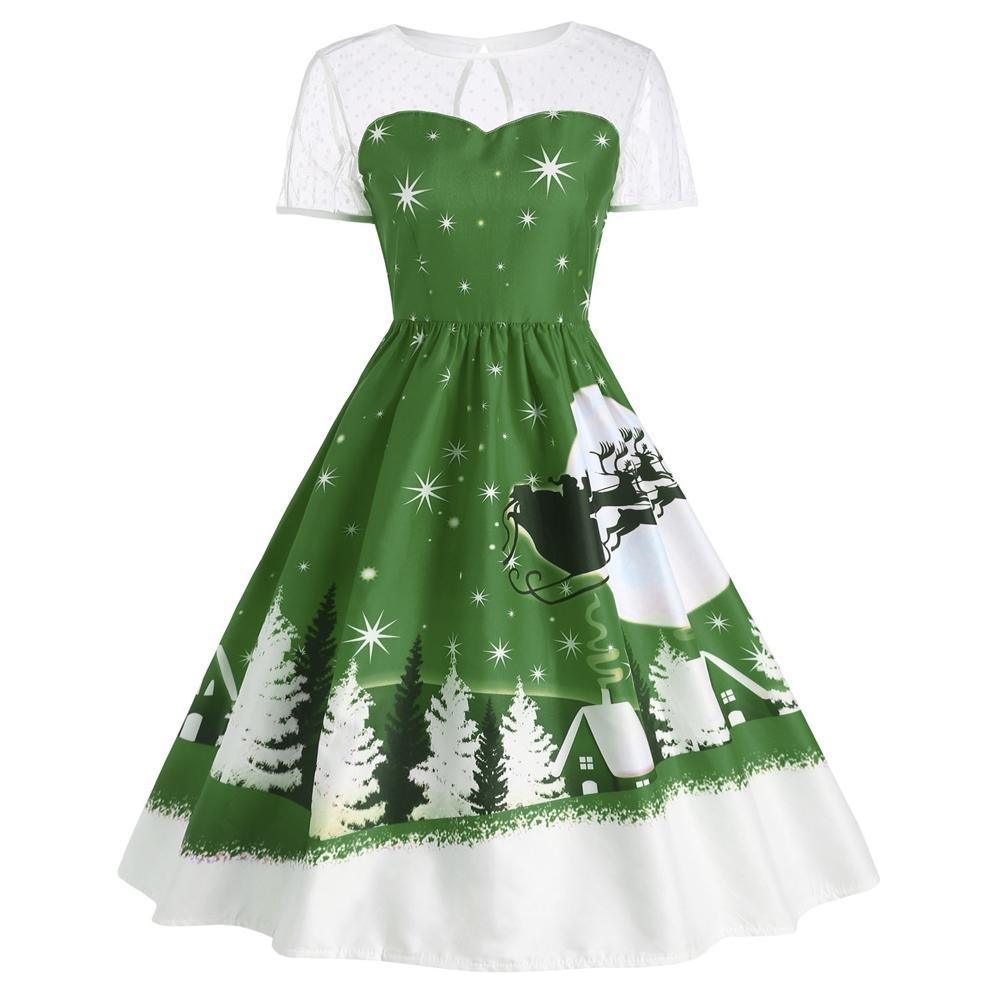 Santa Claus vintage kerstjurk