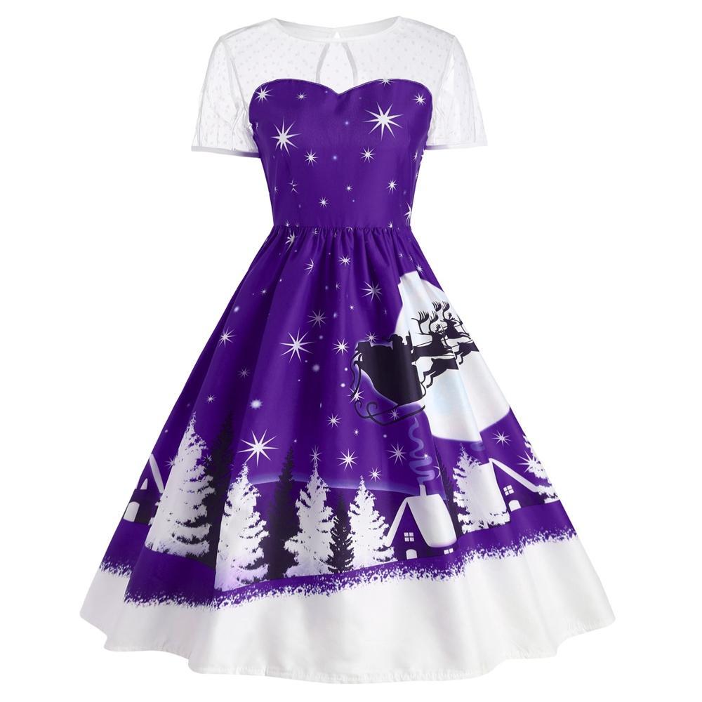 Santa Claus vintage kerstjurk