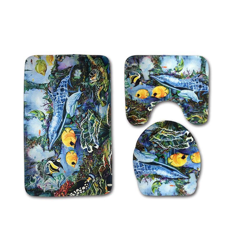 Scenes From The Sea Bath Mat Sets