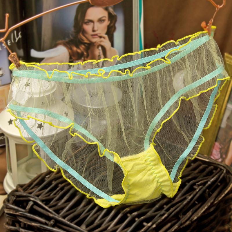 Doorzichtige zwarte hipster panty