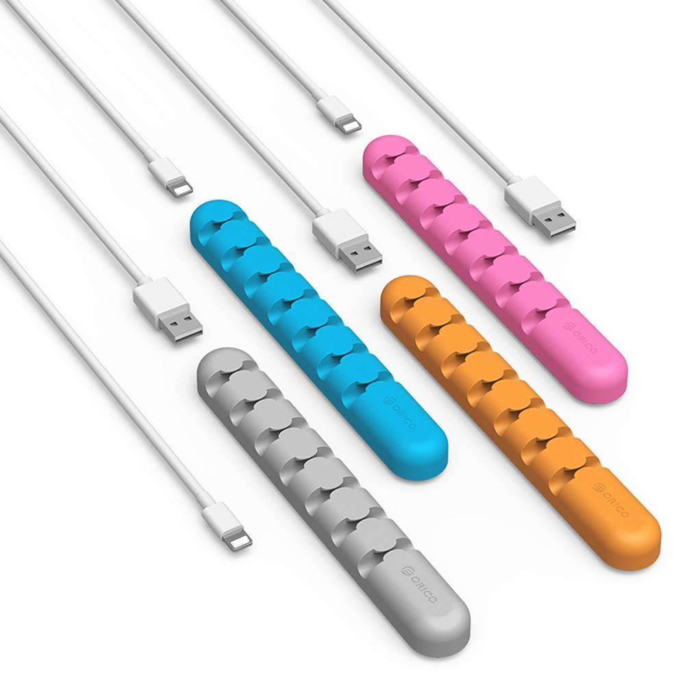 Silicone Desktop Cable Organizer Cord Holder