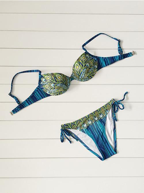 Simple 2 piece sexy leaf like design bikini - Theone Apparel