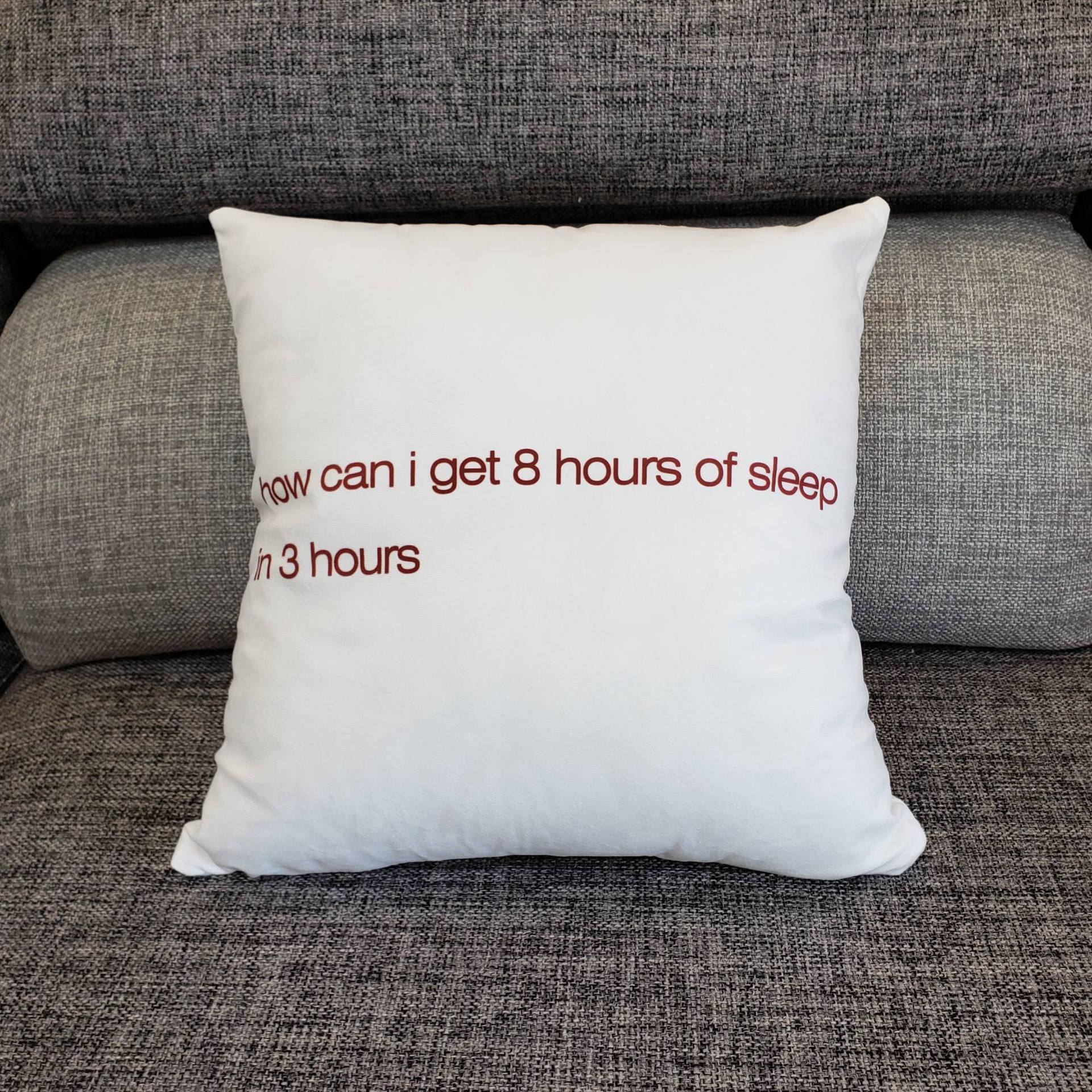 Slaapmodus Scripted Pillow Covers