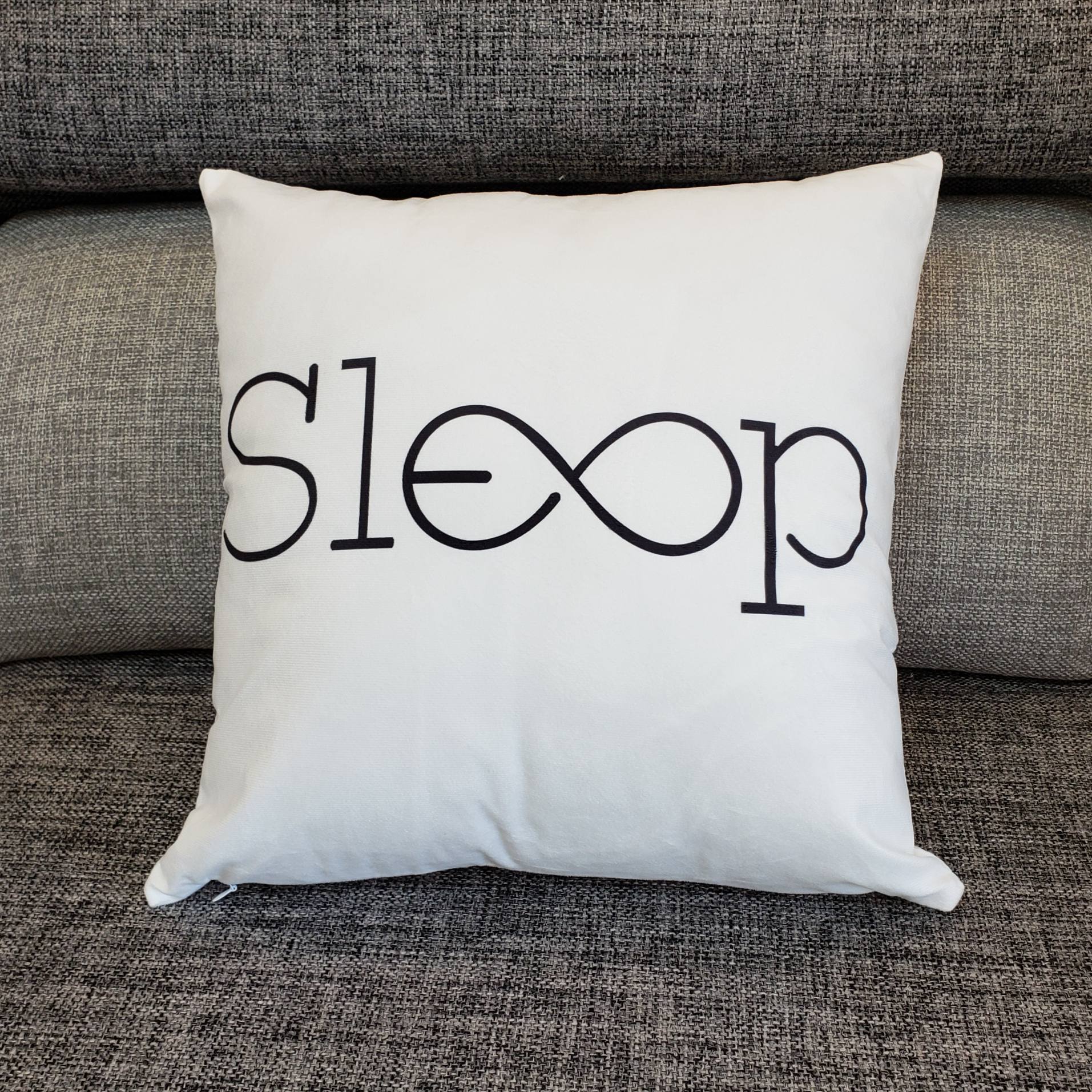 Slaapmodus Scripted Pillow Covers