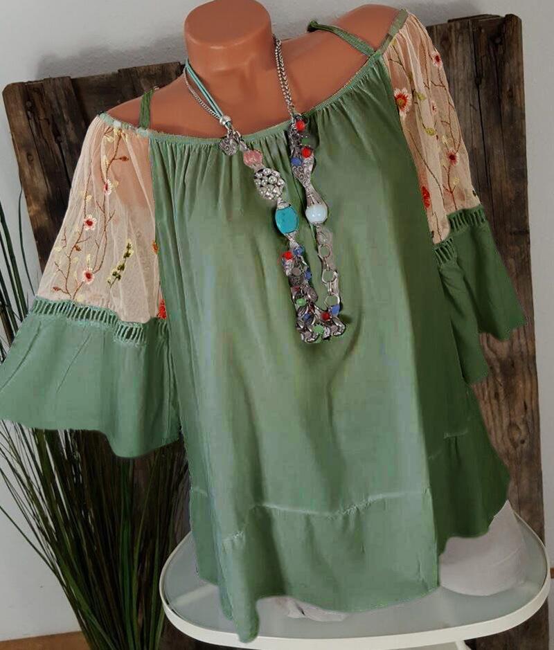 Southwest Traditions Off Shoulder Blouse