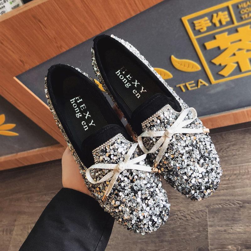 Sparkly Sequin Sensation Loafer Shoes